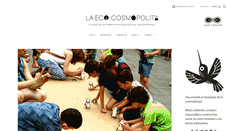Desktop Screenshot of laecocosmopolita.com